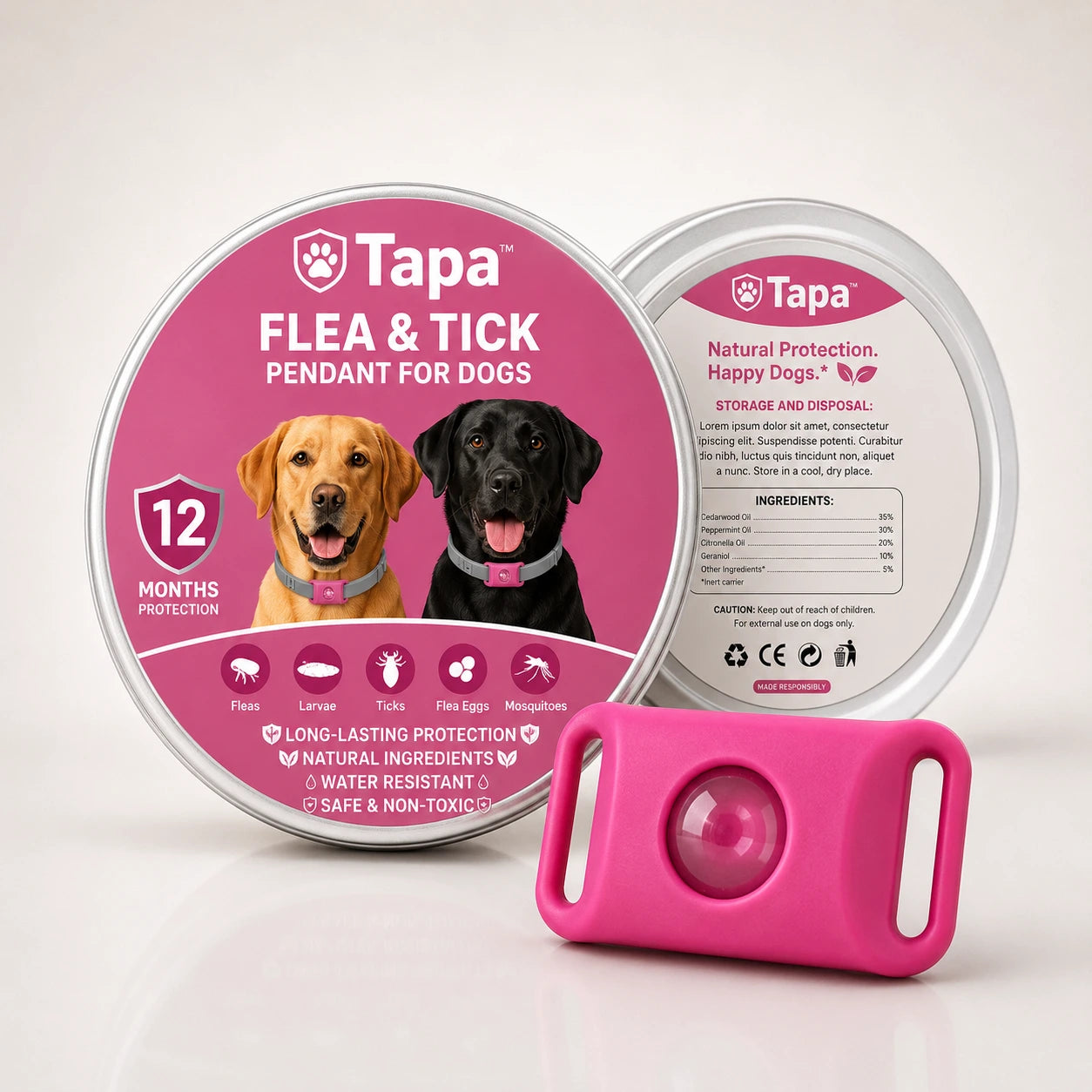 Tapa Tag™ 12 Months Flea and Tick Free